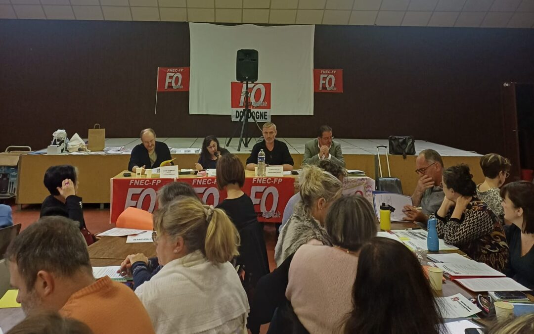 Compte-rendu de l&rsquo;AG FNEC FP-FO 24 d&rsquo;octobre 2025